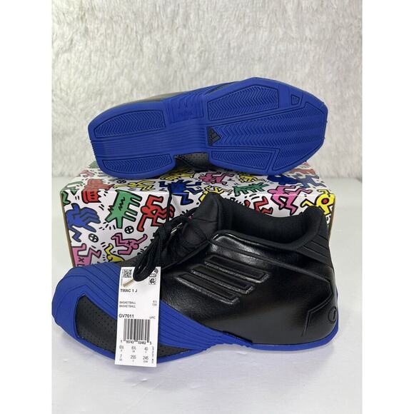 Adidas T-Mac 1‎ Orlando Away 2022 Basketball Shoes Black Blue GY2404 Mens Size 7 main image 13